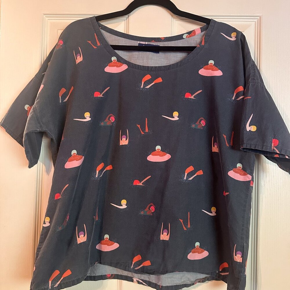 Doops Design Fun illustration Cotton shirt